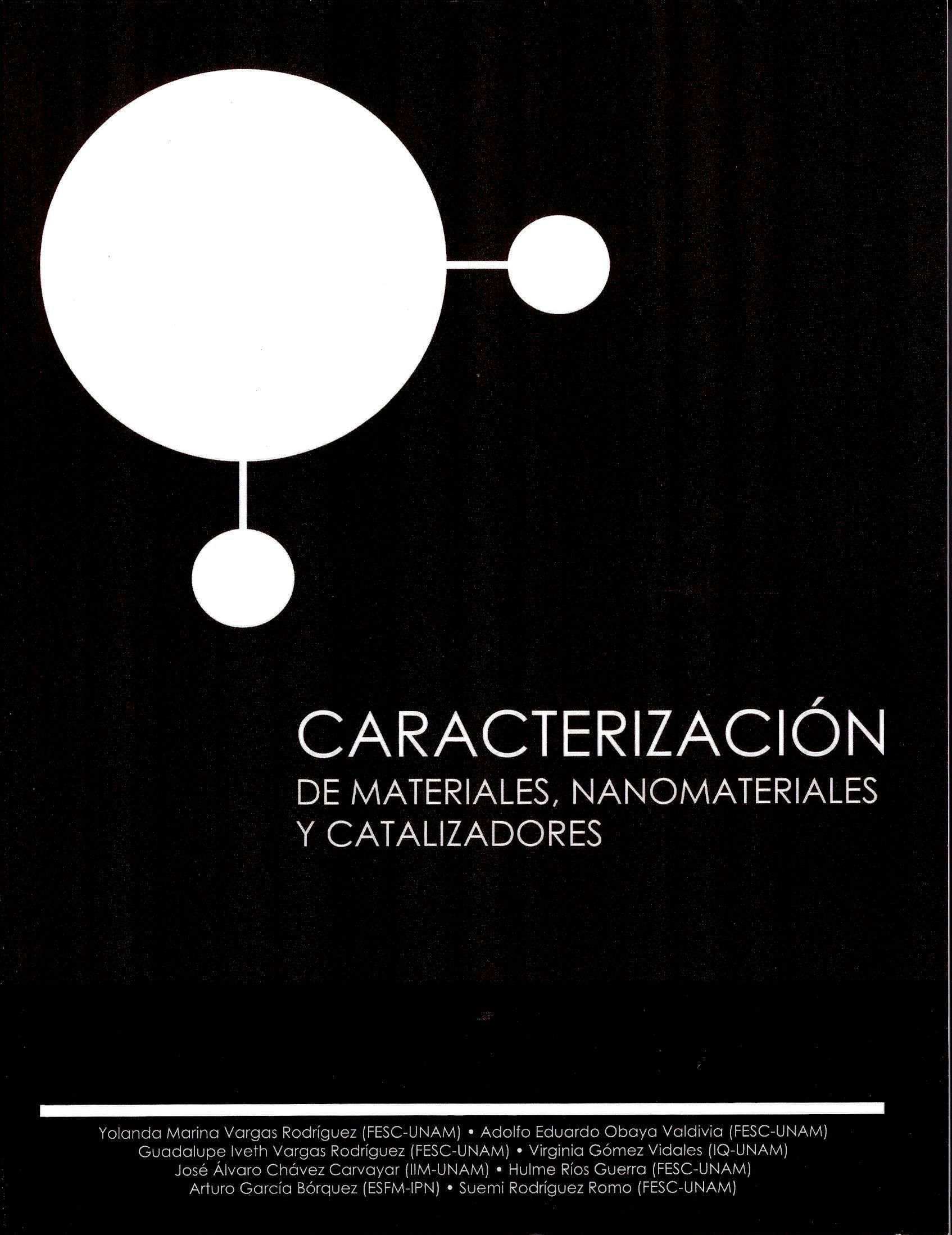 Caracterización de materiales, nanomateriales y catalizadores