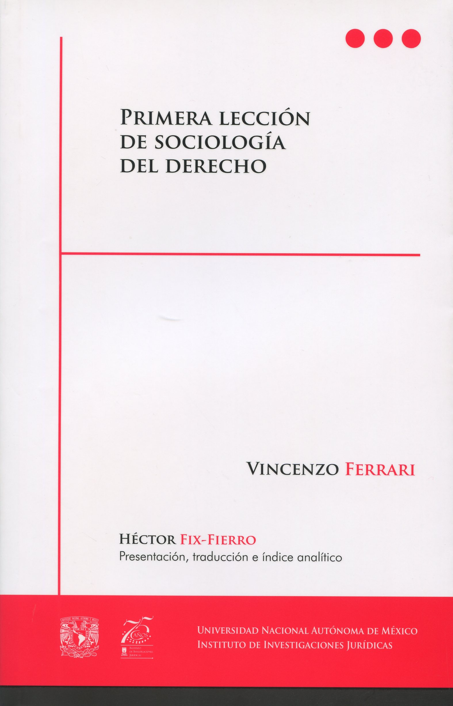 Primera lección de sociología del derecho