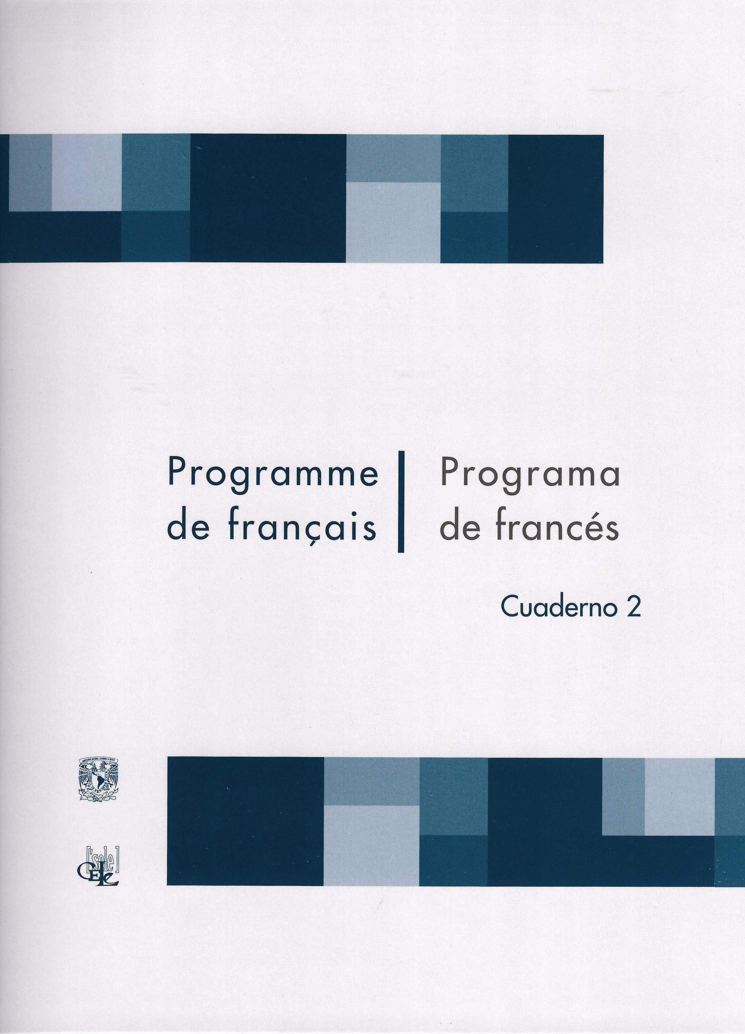 Programa de francés cuaderno 2