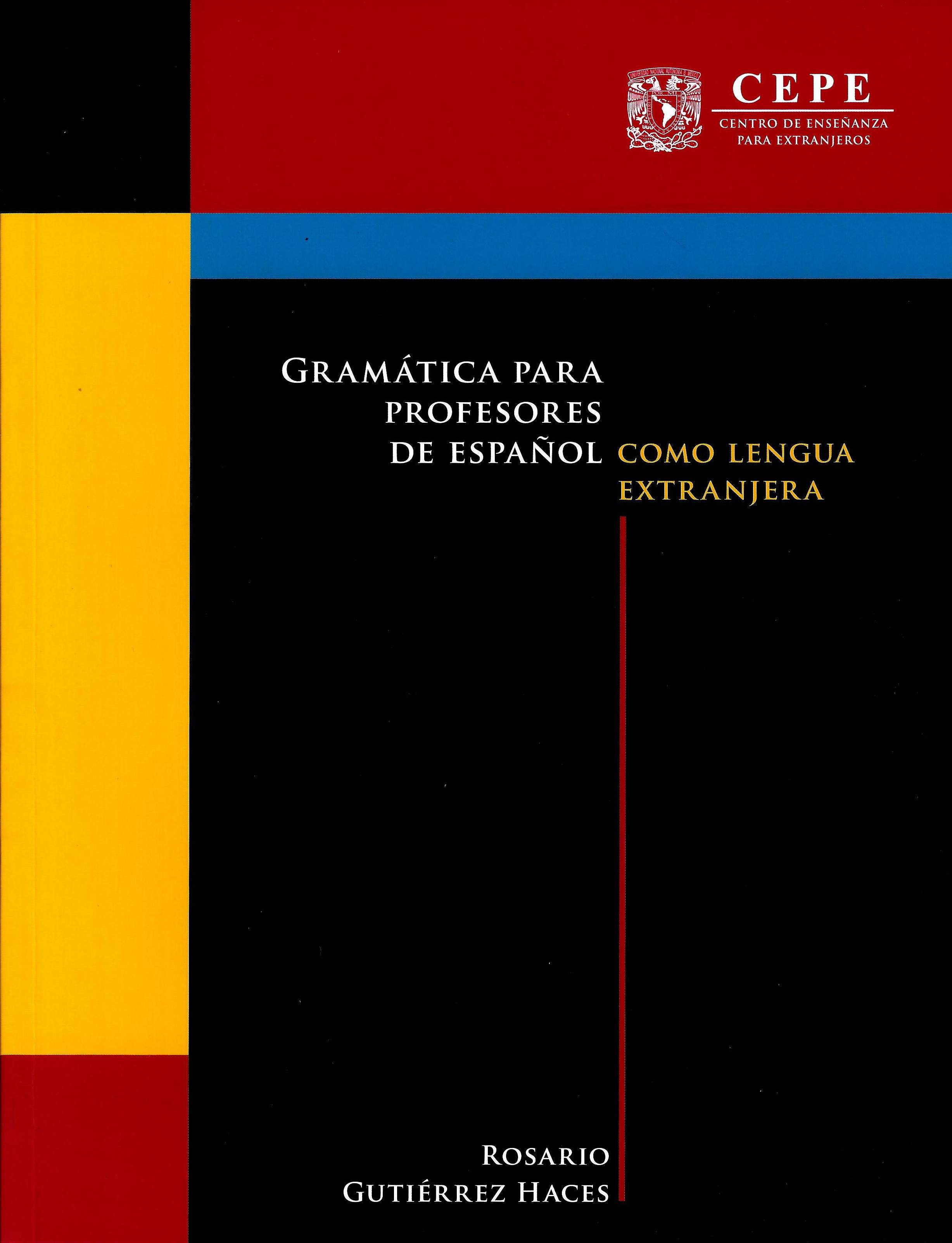 Gramática para profesores de español como lengua extranjera