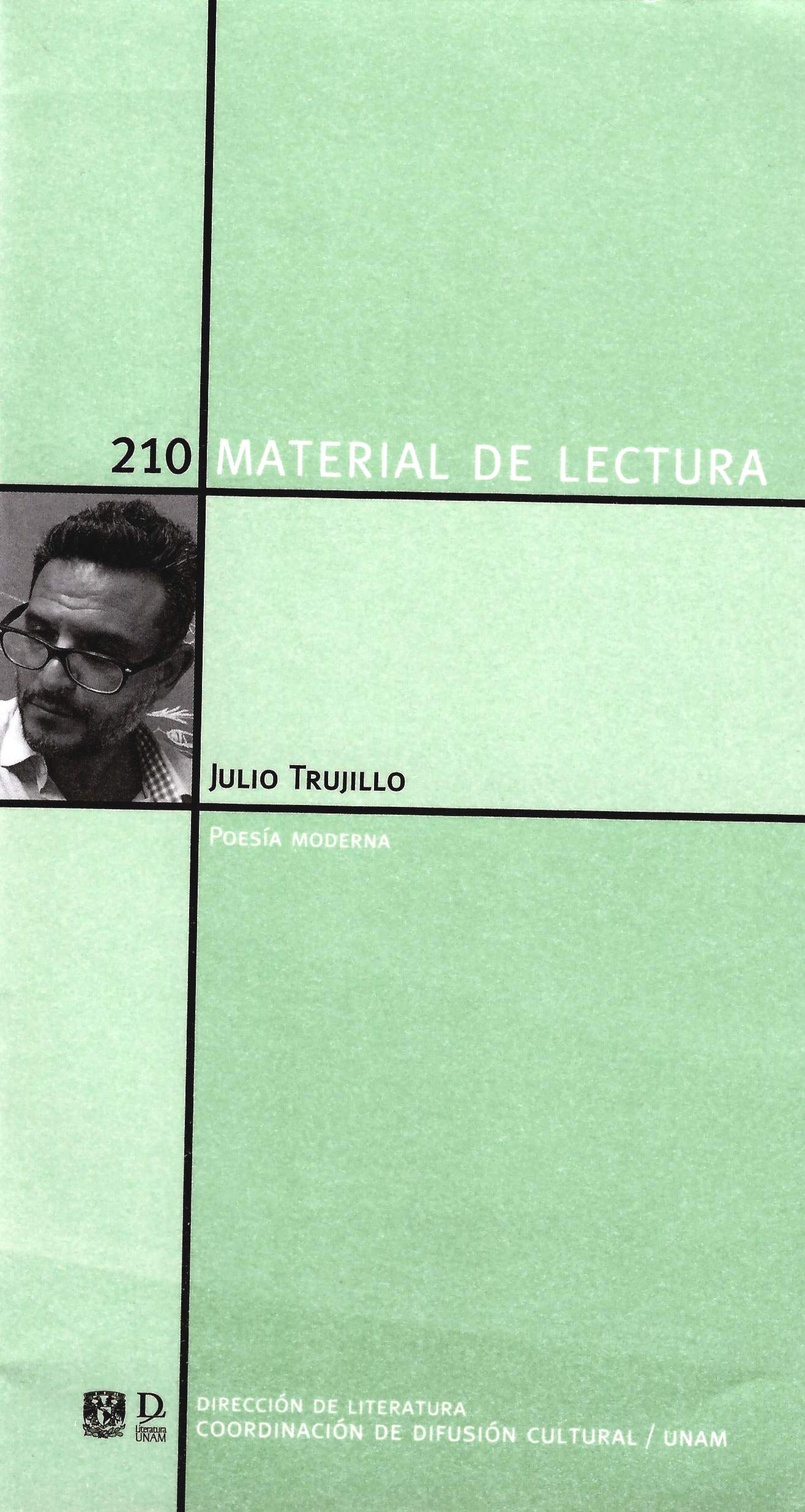 Julio Trujillo. Material de Lectura núm. 210. Poesía moderna