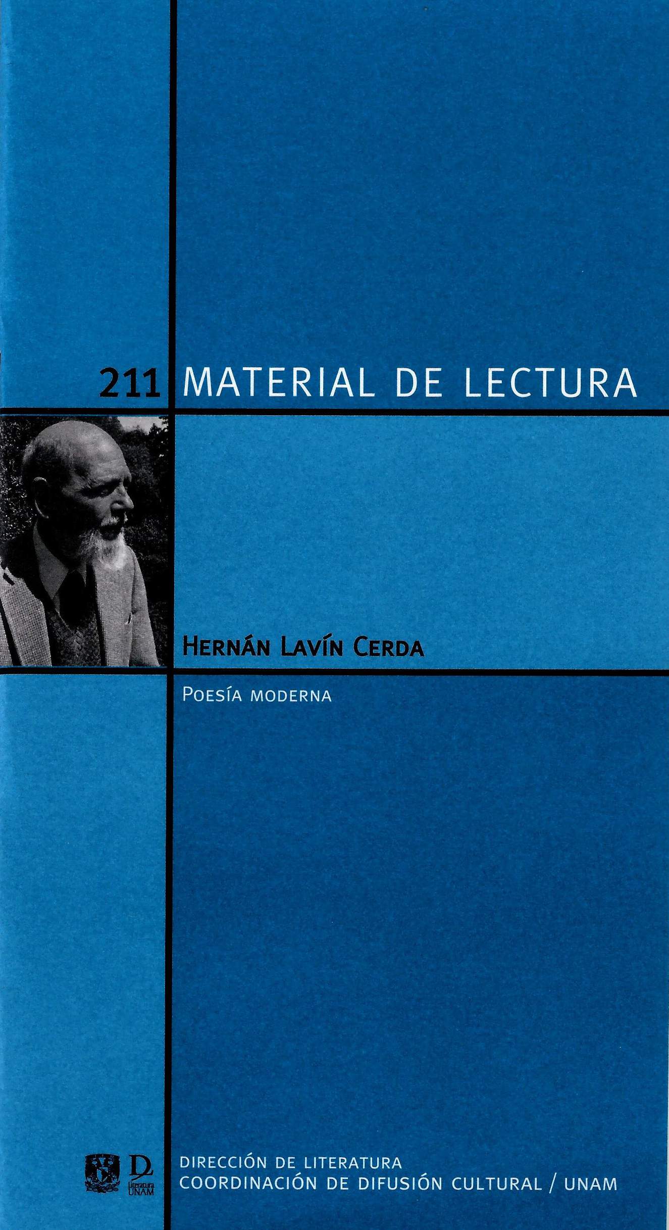 Hernán Lavín Cerda. Material de Lectura núm. 211. Poesía moderna