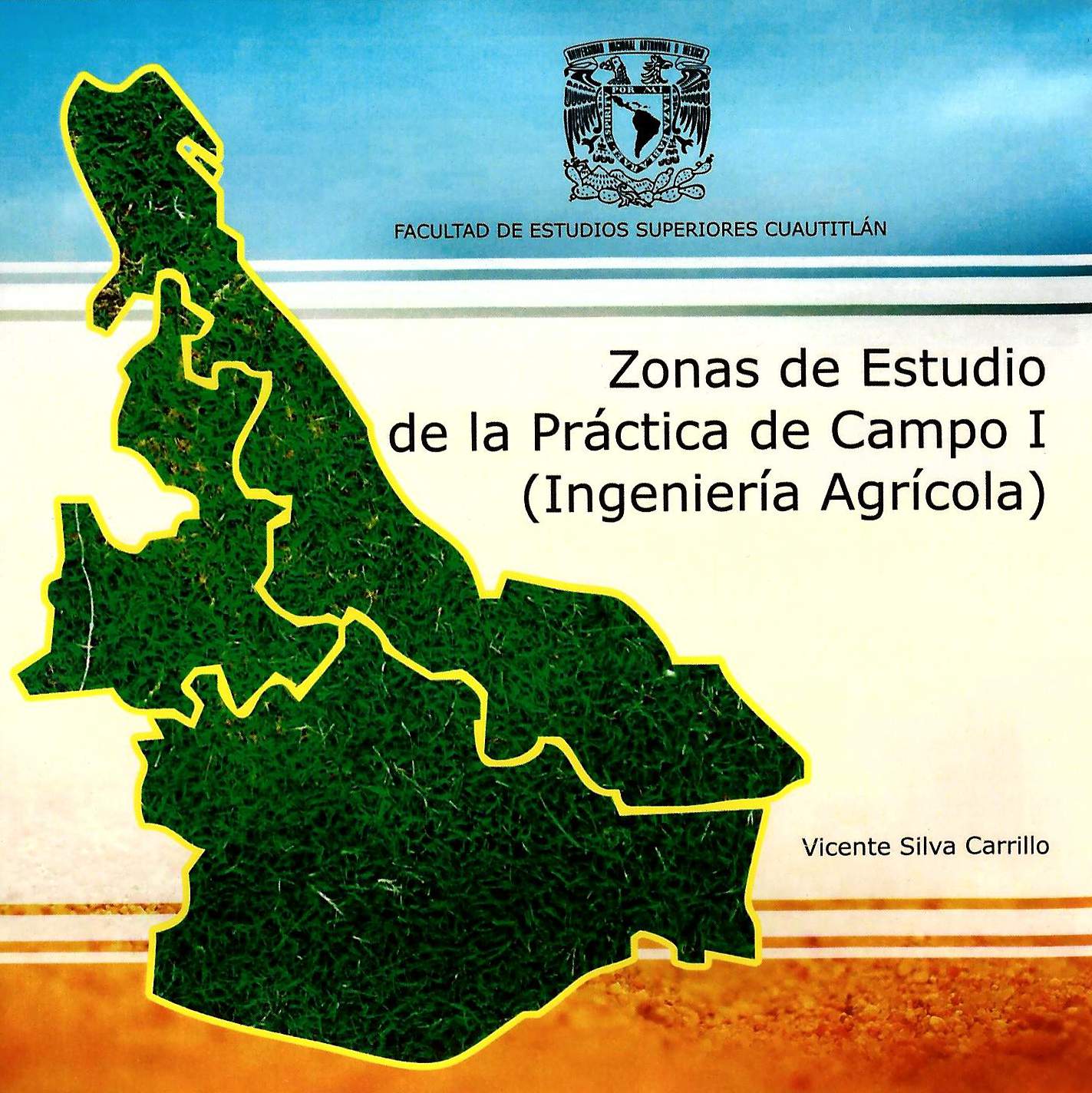 Zonas de estudio de la práctica de campo I (Ingeniería agrícola)