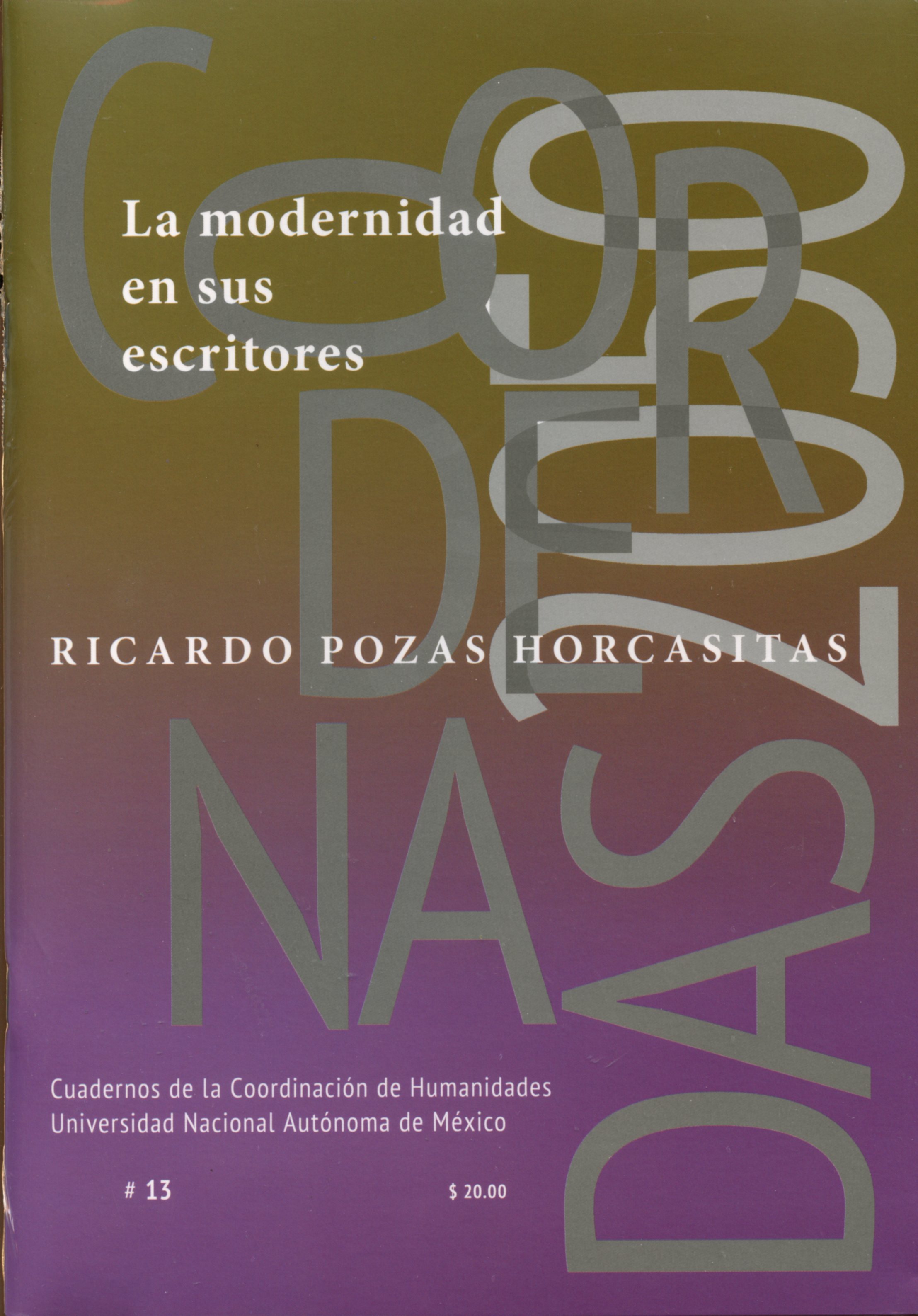 La modernidad en sus escritores