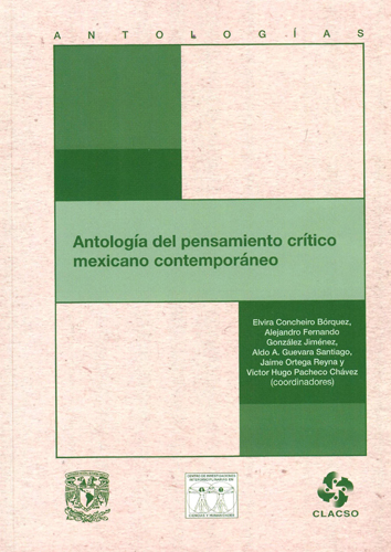 Antología del pensamiento crítico mexicano contemporáneo