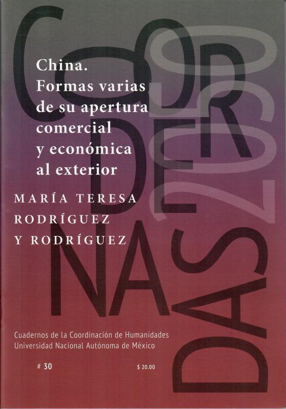 China. Formas varias de su apertura comercial y económica al exterior   #30