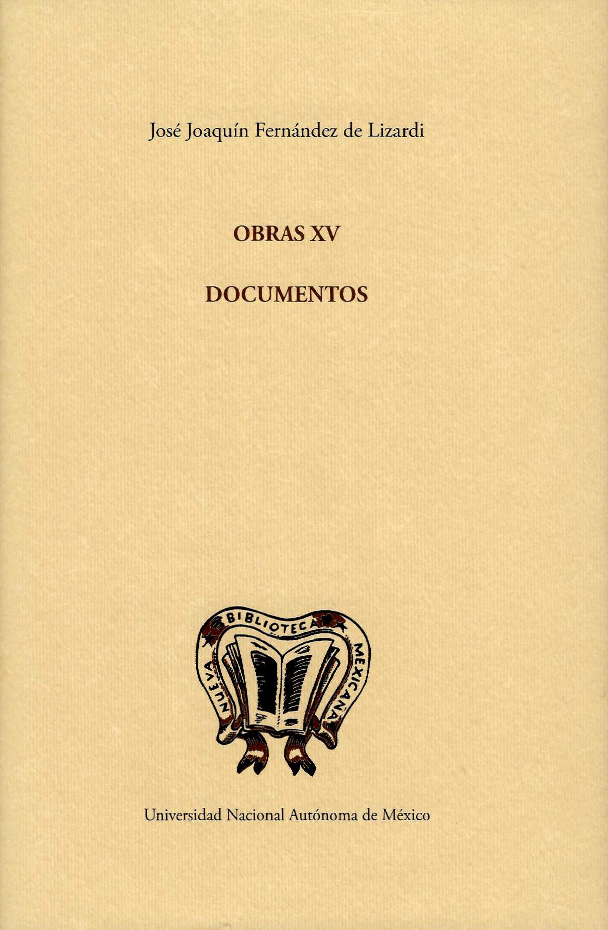 Obras XV: Documentos