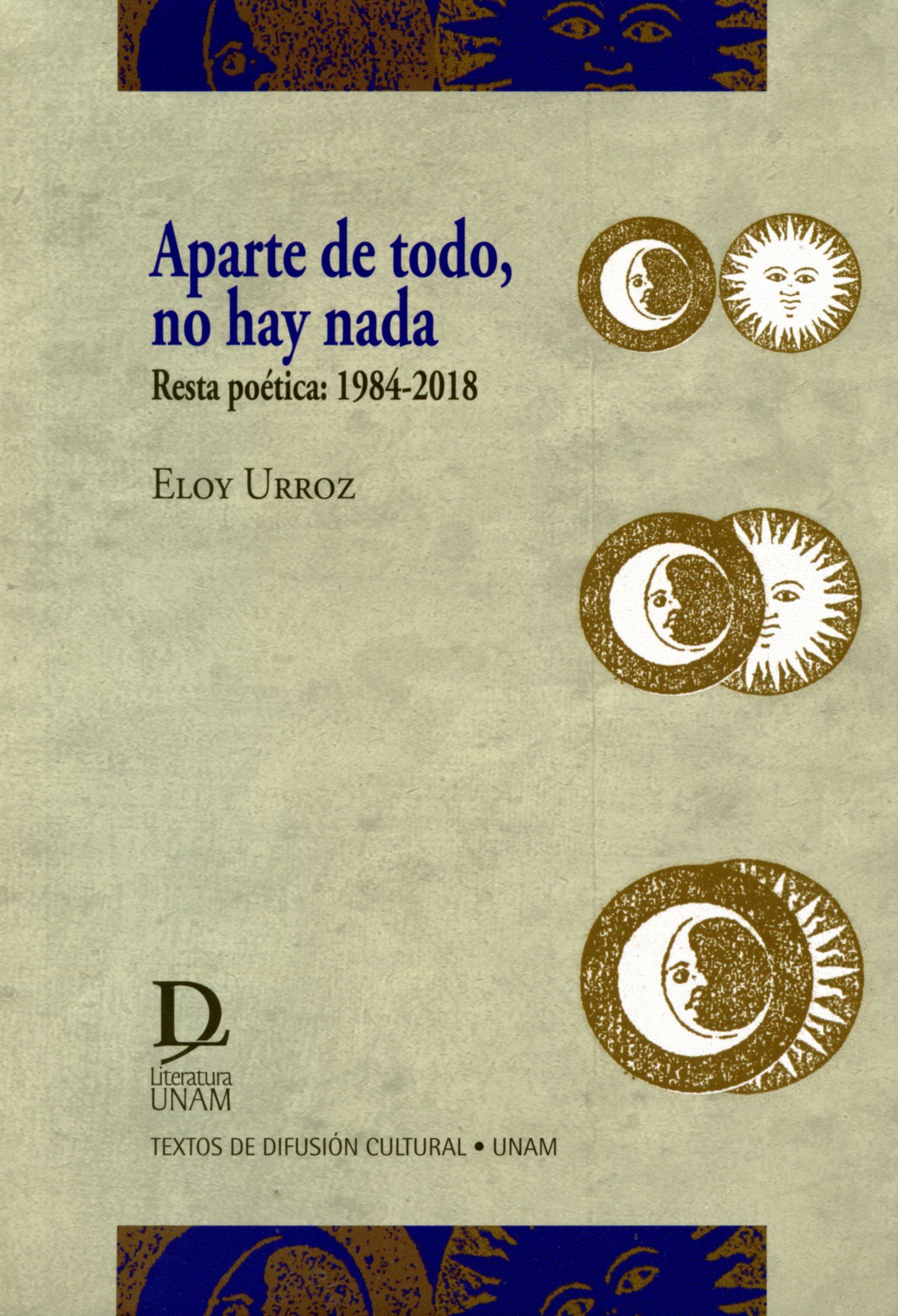 Aparte de todo, no hay nada. Resta poética: 1984-2018