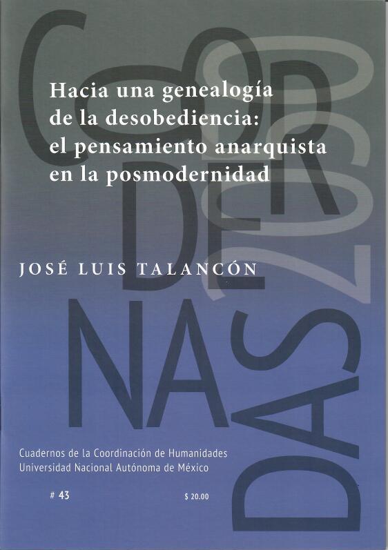 Hacia una genealogía de la desobediencia civil: el pensamiento anarquista en la posmodernidad