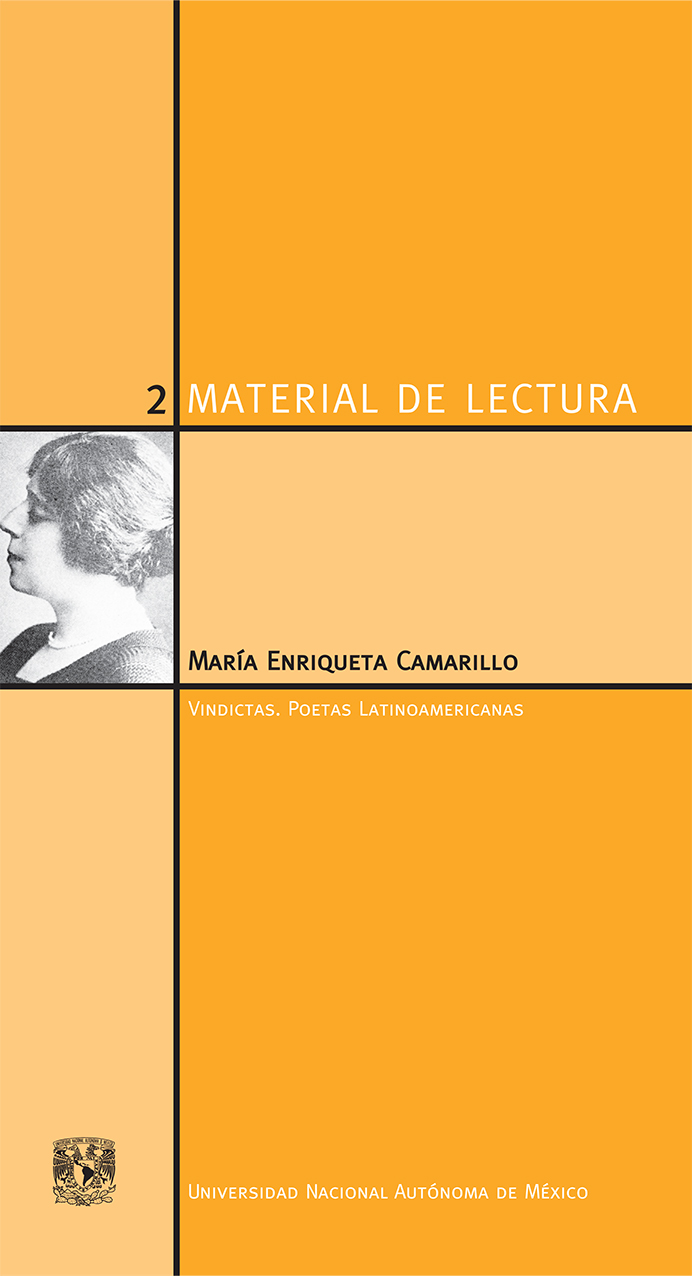 María Enriqueta Camarillo. Material de lectura núm. 2. Vindictas. Poetas latinoamericanas. Nueva épo ca