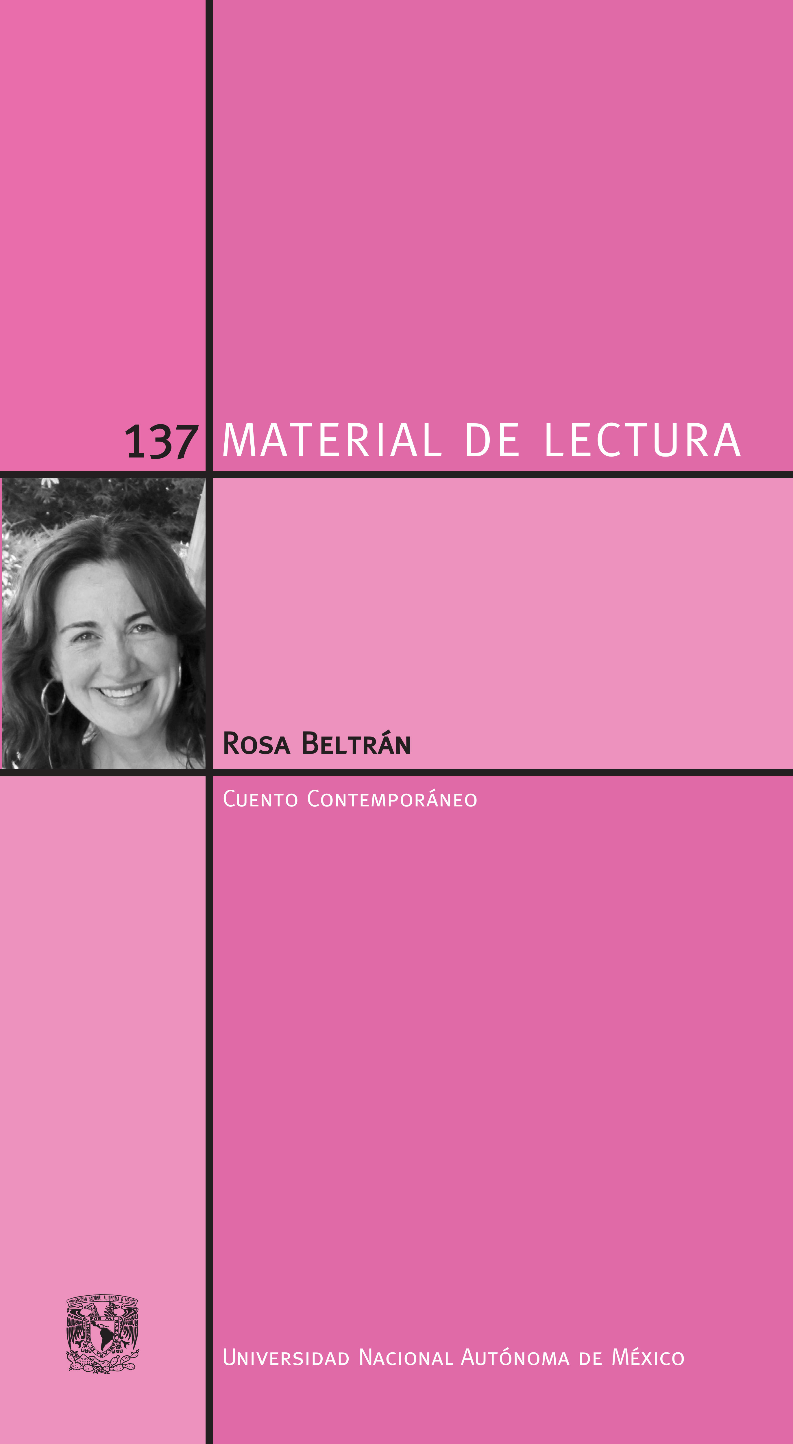 Rosa Beltrán. Material de Lectura núm. 137. Cuento contemporáneo