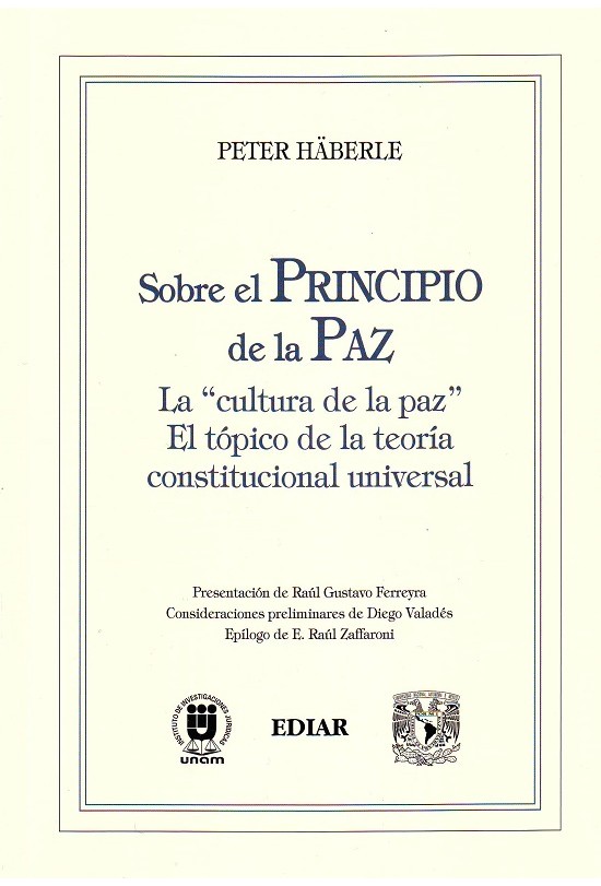 Sobre el principio de la paz. La 