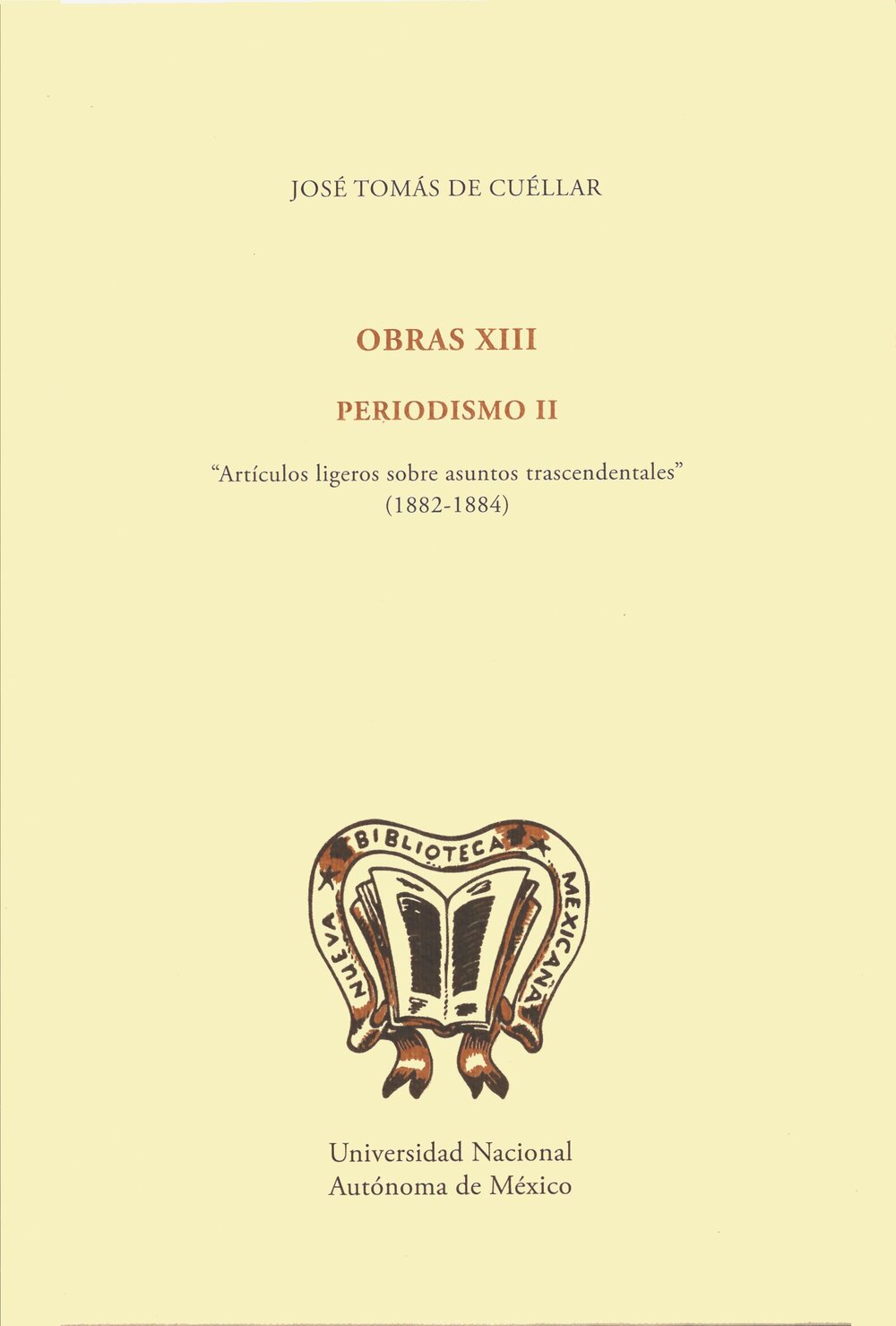 Obras XIII. Periodismo II. 