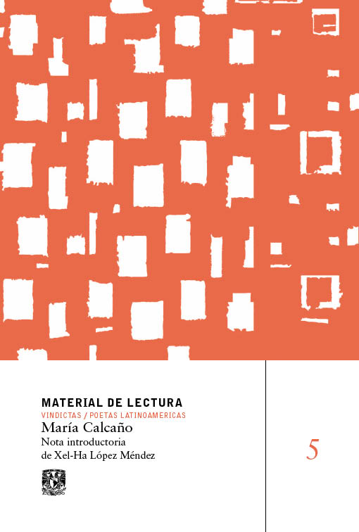 María Calcaño. Material de lectura núm. 5. Vindictas. Poetas latinoamericanas. Nueva época