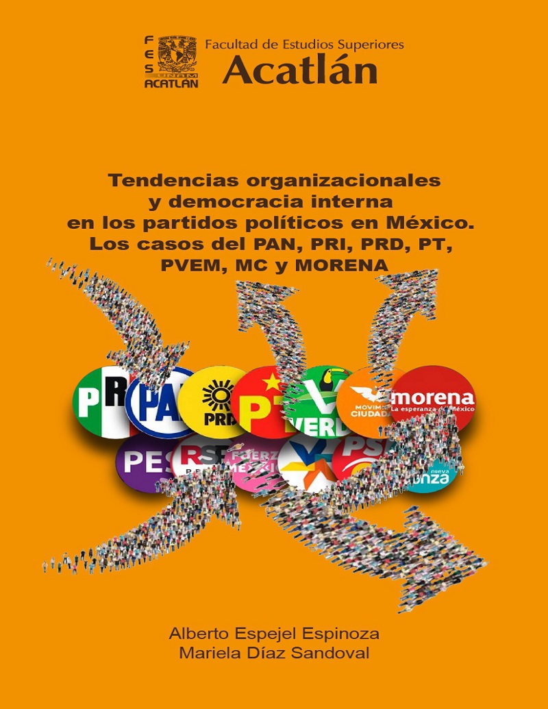 Tendencias organizacionales y democracia interna en los partidos políticos en México. Los casos del PAN, PRI, PRD, PT, PVEM, MC y MORENA