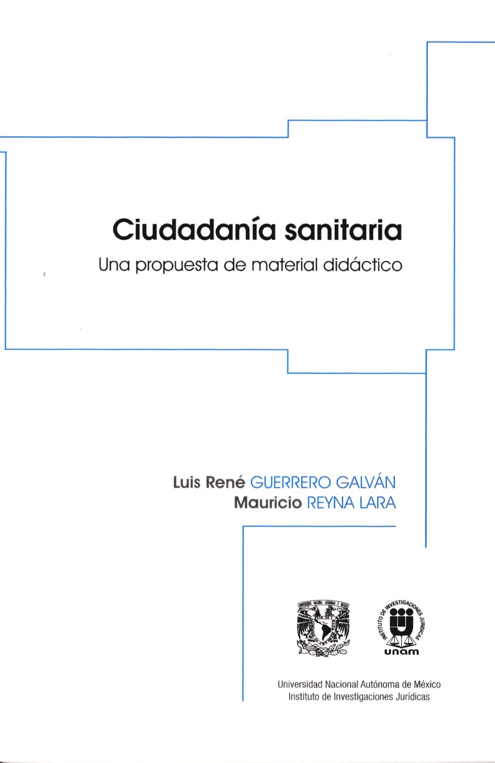 Ciudadanía sanitaria. Una propuesta de material didáctico