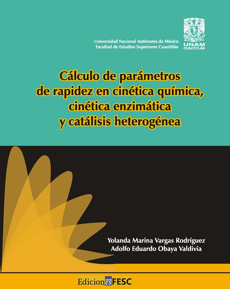 Cálculo de parámetros de rapidez en cinética química, cinética enzimática y catálisis heterogénea