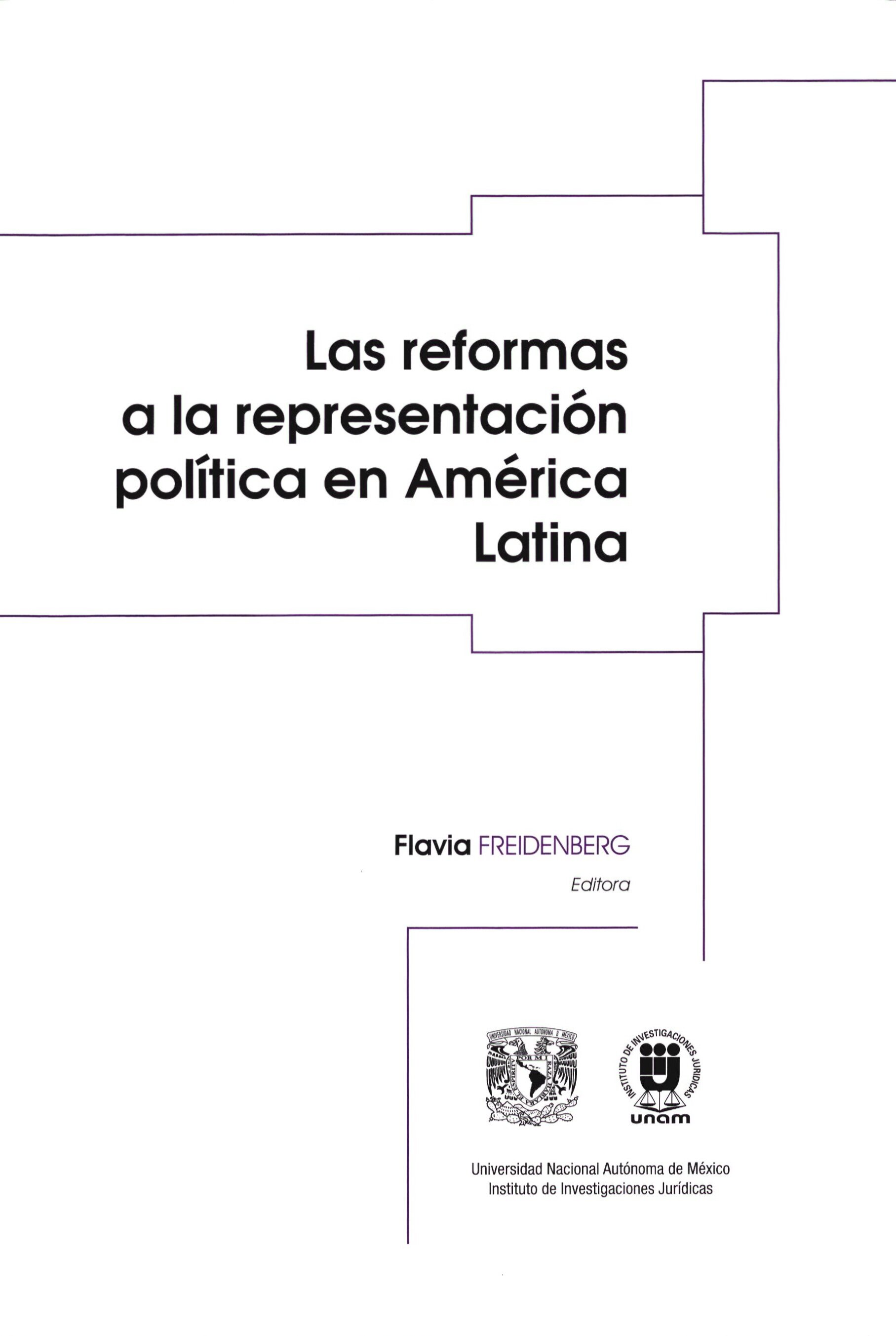 Las reformas a la representación política en América Latina