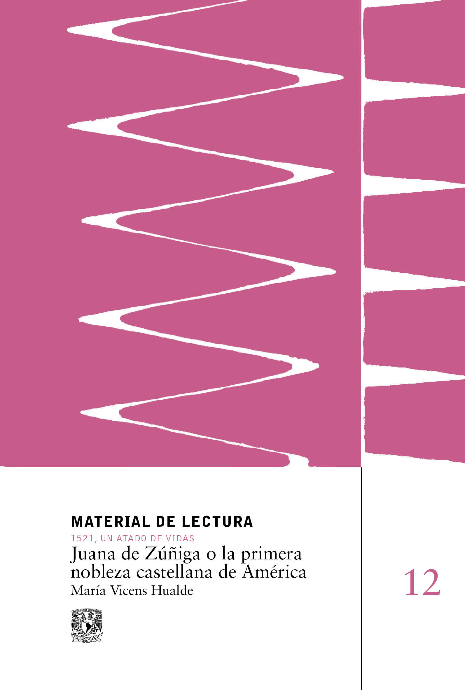 Juana de Zúñiga o la primera nobleza castellana de América. Material de Lectura núm. 12. 1521, un atado de vidas. Nueva época