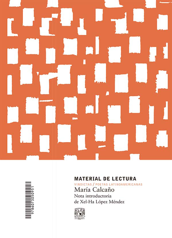 María Calcaño. Material de lectura núm. 5. Vindictas. Poetas latinoamericanas. Nueva época