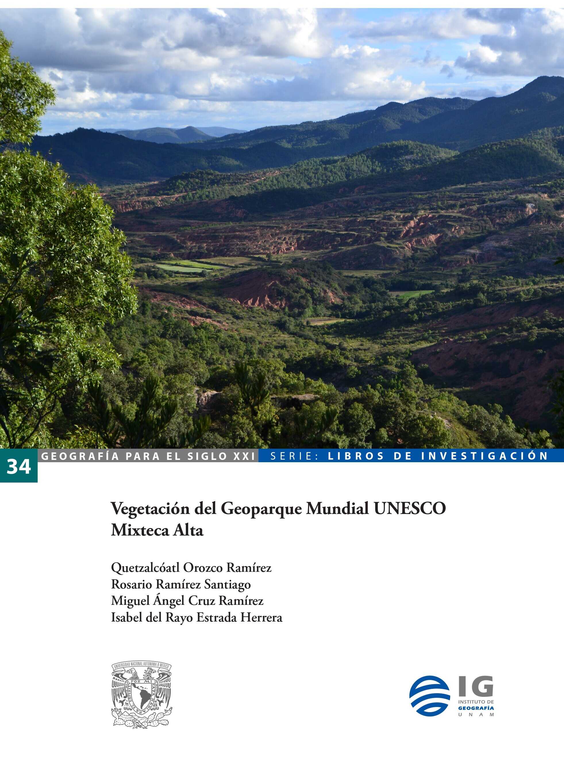 Vegetación del Geoparque Mundial UNESCO Mixteca Alta