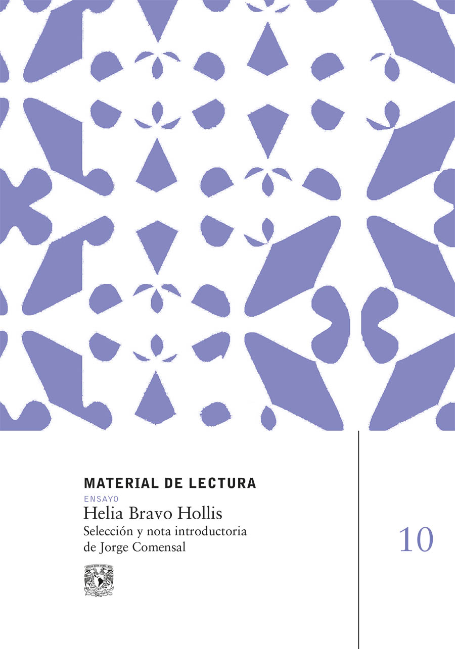 Helia Bravo Hollis. Material de lectura núm. 10. Ensayo