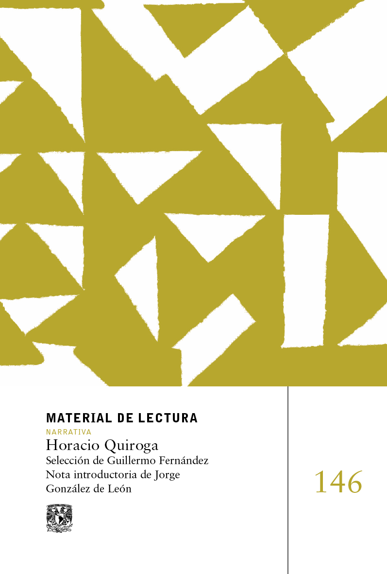 Horacio Quiroga. Material de lectura núm.146.Narrativa. Nueva época