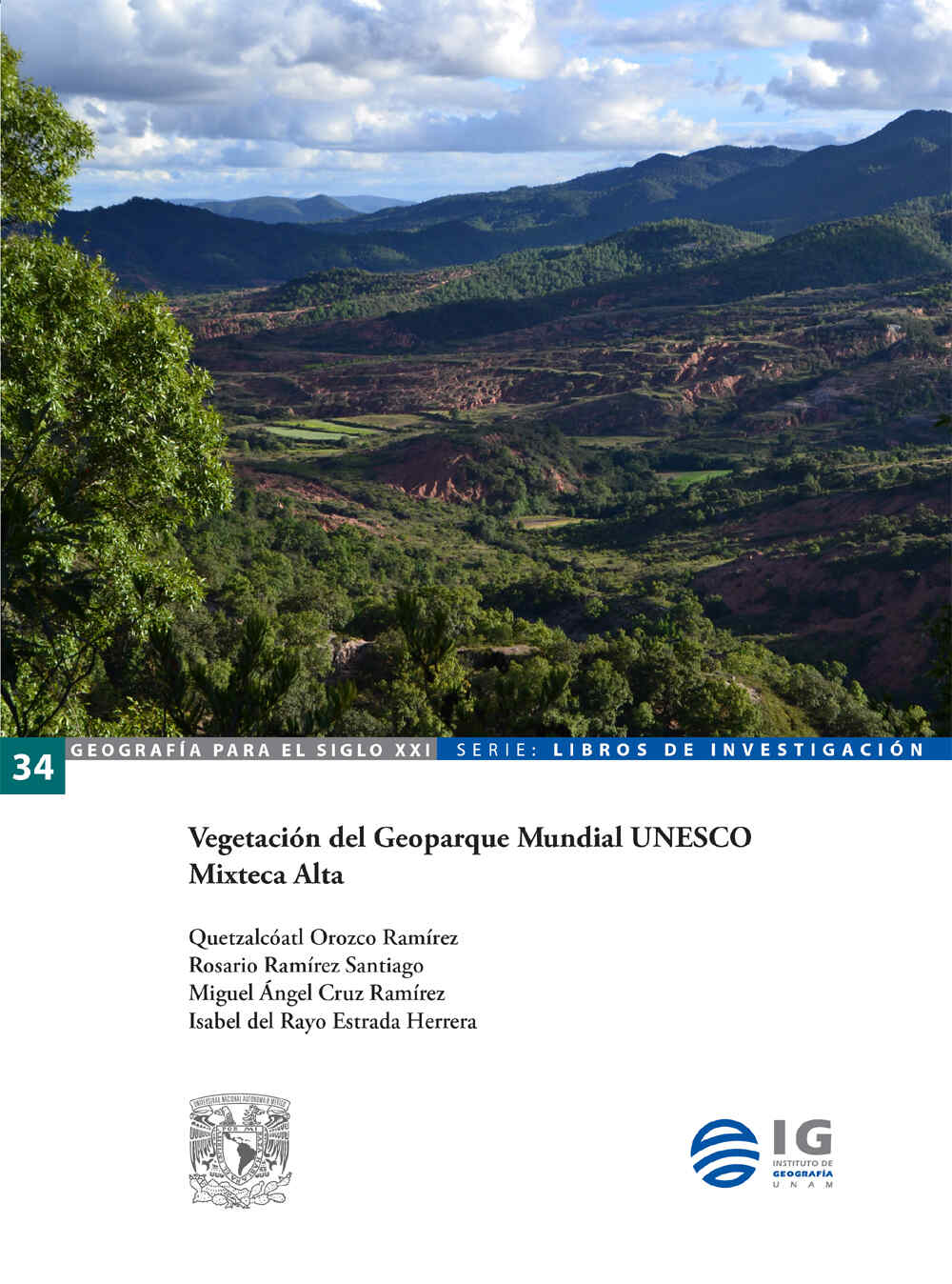 Vegetación del Geoparque Mundial UNESCO Mixteca Alta