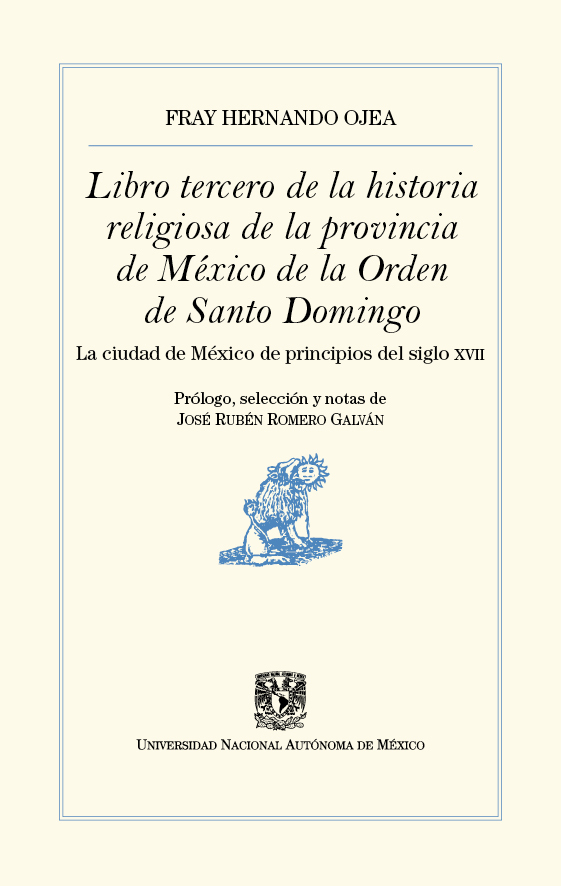 Libro tercero de la historia religiosa de la provincia de México de la Orden de Santo Domingo