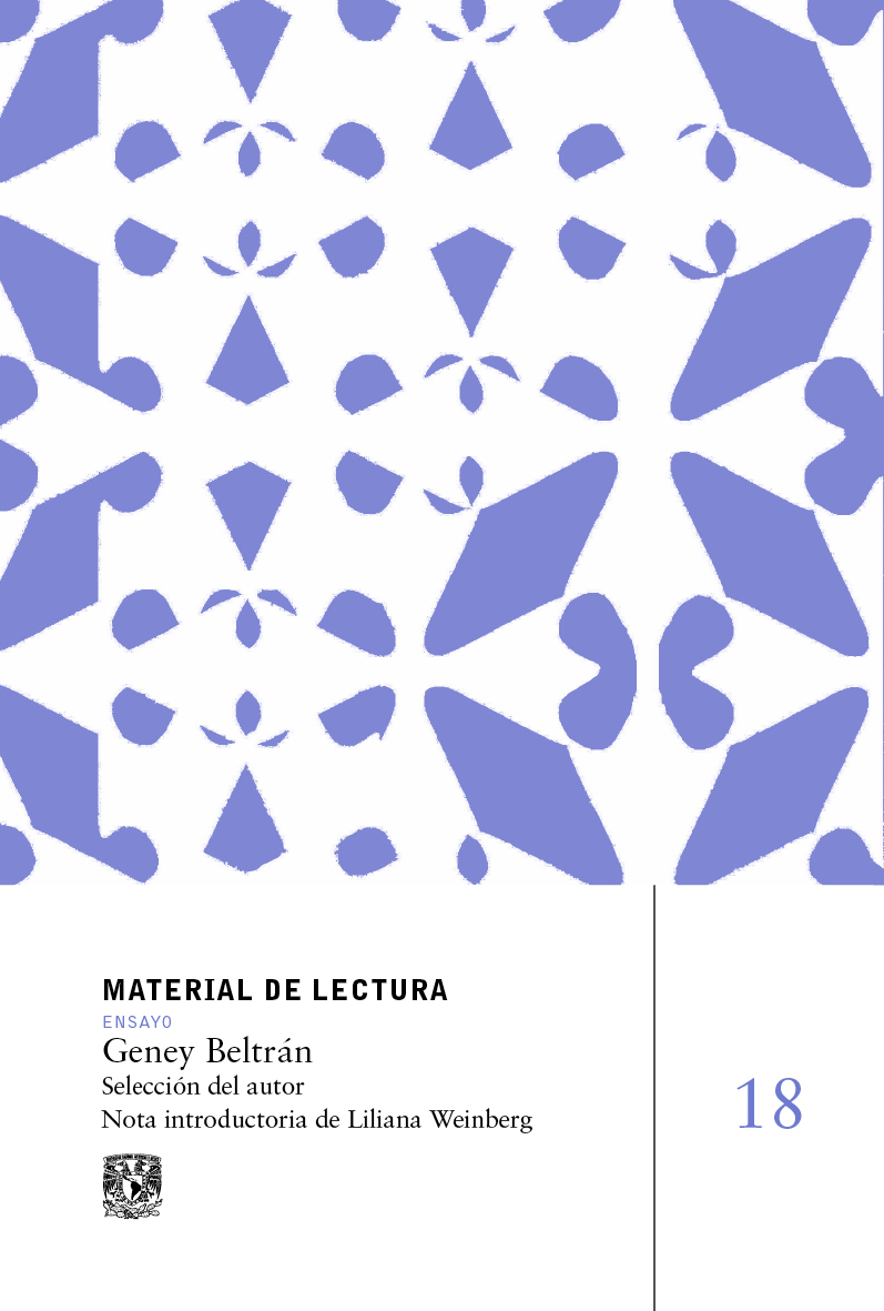 Geney Beltrán. Material de lectura núm.18. Ensayo
