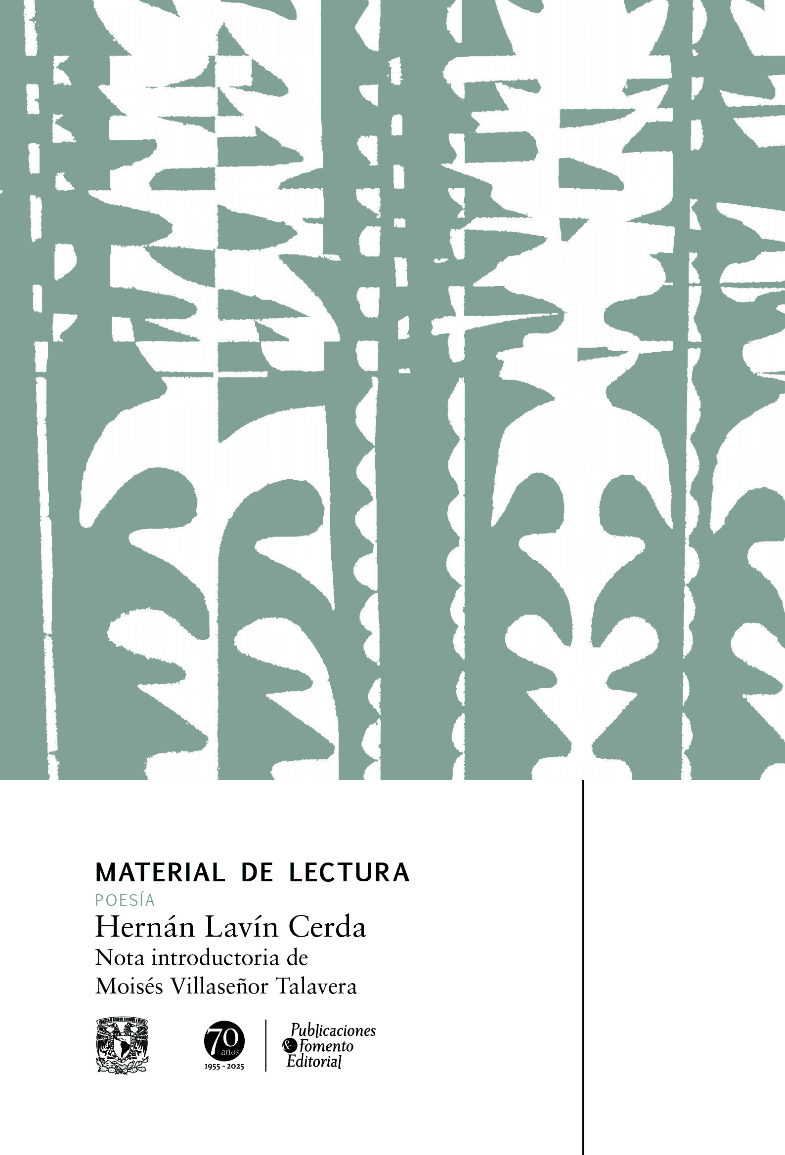 Hernán Lavín Cerda. Material de Lectura núm. 211. Poesía moderna