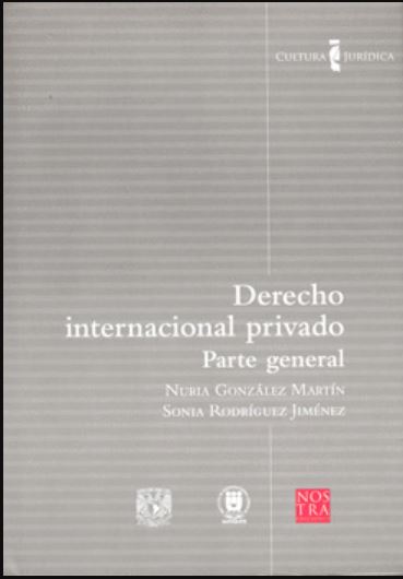 Derecho internacional privado. Parte general