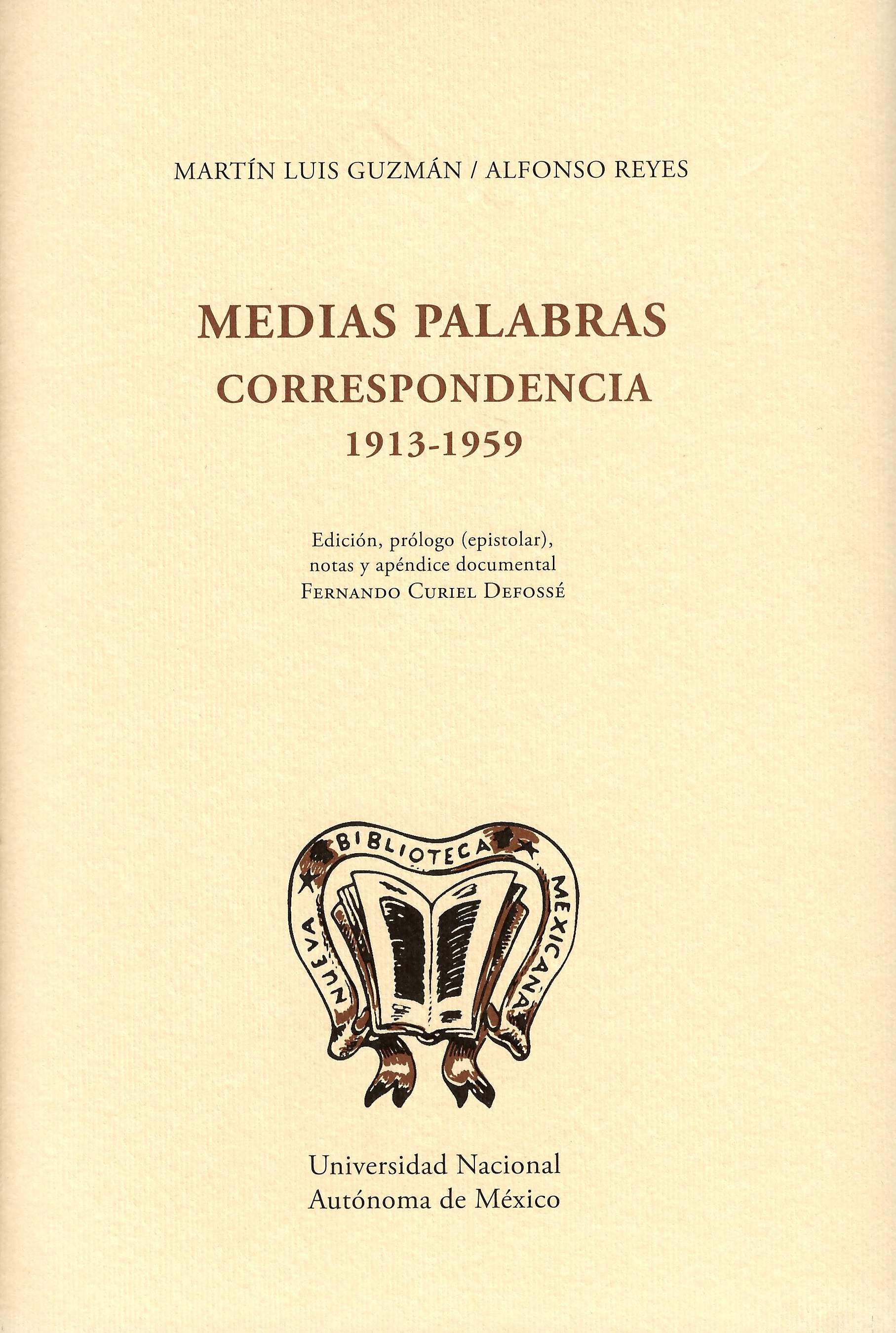 Medias palabras: correspondencia 1913-1959 (pasta dura)