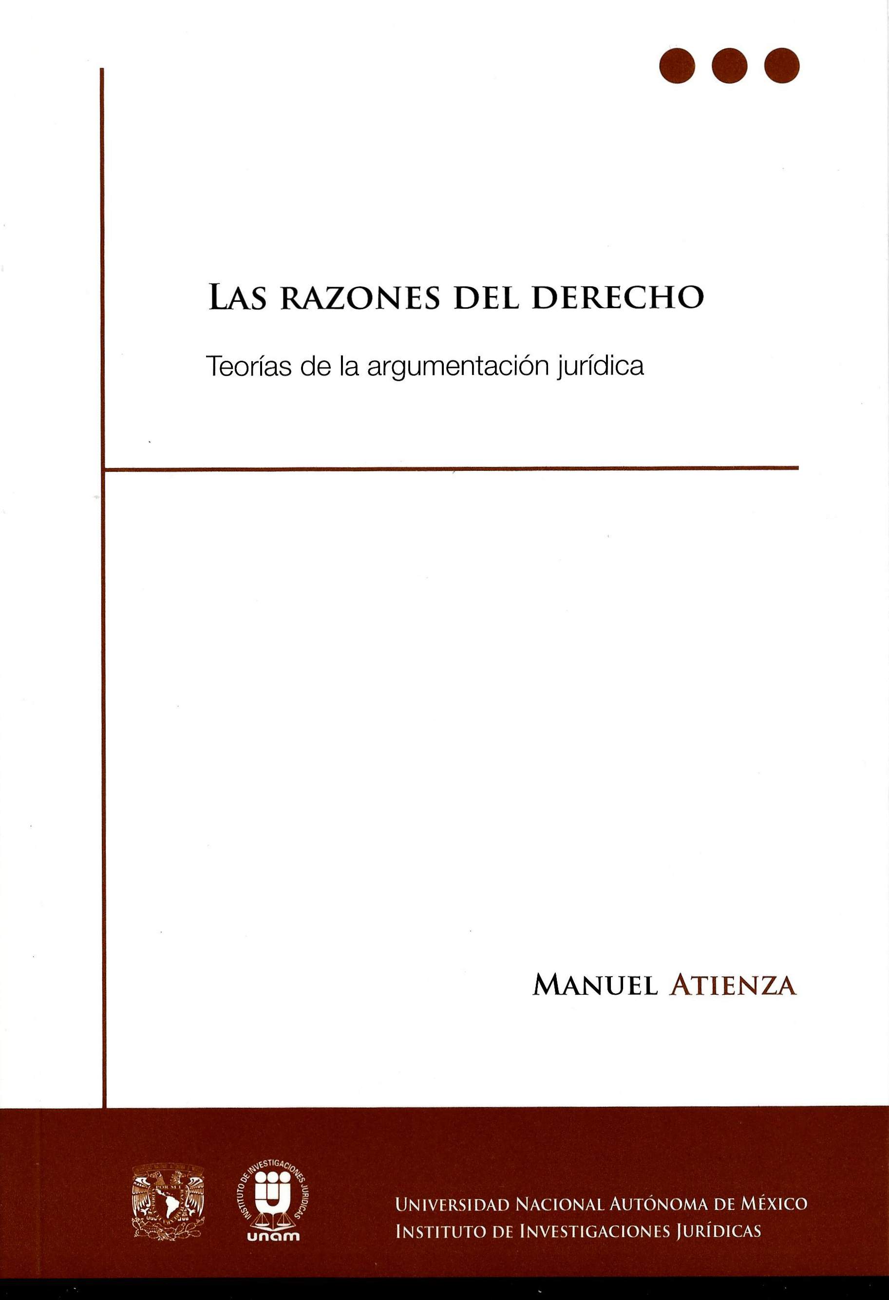 Las razones del derecho. Teorías de la argumentación jurídica