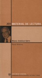 Miguel González Gerth. Material de Lectura núm. 203. Poesía moderna