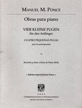 Obras para piano Vier Kleine Fugen Fur Den Anfänger