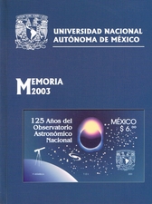 Universidad Nacional Autónoma de México. Memoria 2003