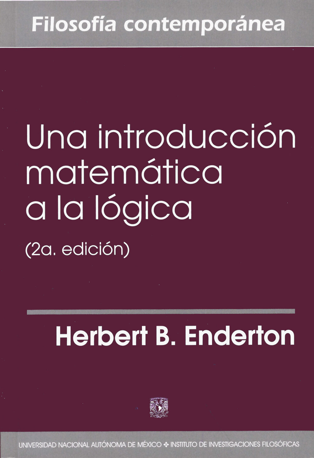 Una introducción matemática a la lógica