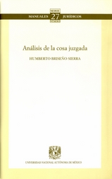 Análisis de la cosa juzgada No. 27