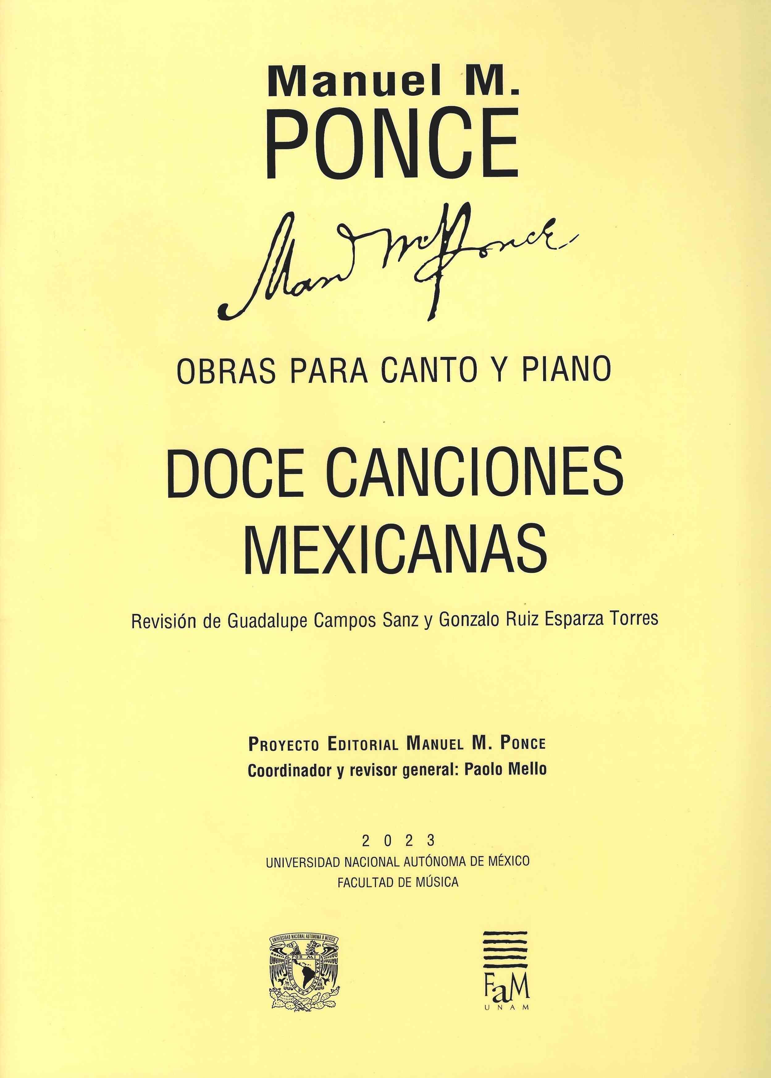 Doce canciones mexicanas