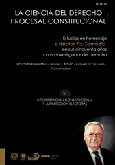 La ciencia del derecho procesal constitucional. Homenaje mexicano a Héctor Fix-Zamudio en sus 50 años como investigador del derecho Tomo VI