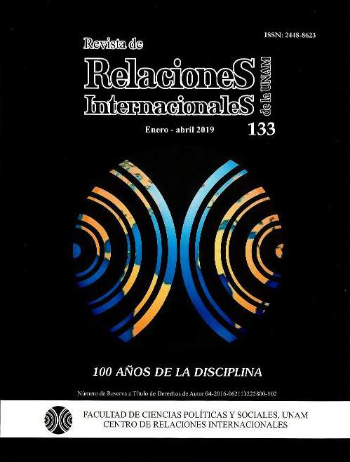 Revista de Relaciones Internacionales de la UNAM, 133, enero-abril, 2019