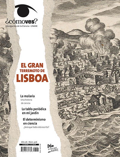 ¿Cómo ves? Revista de Divulgación de la Ciencia, año 26, núm. 306, mayo de 2024. El gran terremoto de Lisboa