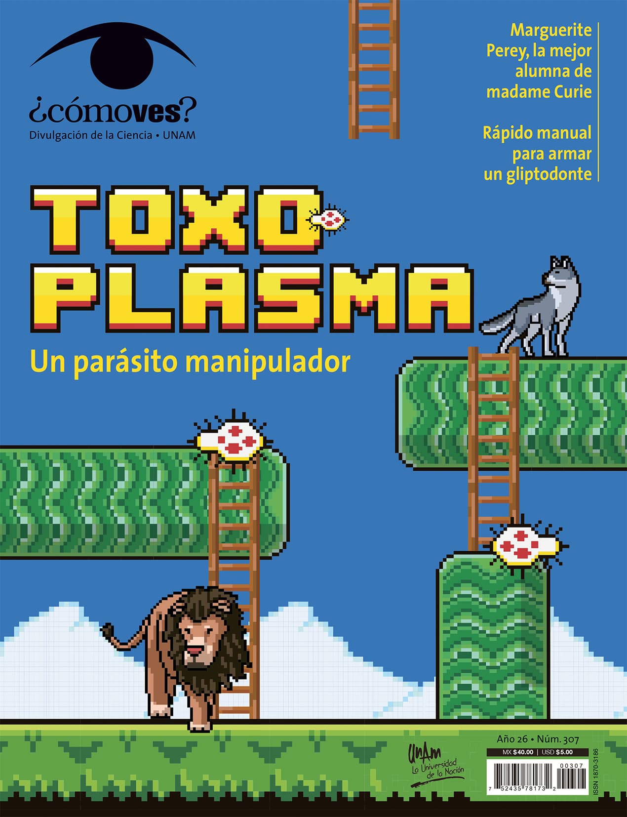 ¿Cómo ves? Revista de Divulgación de la Ciencia, año 26, núm. 307, junio de 2024. Toxoplasma. Un par ásito manipulador
