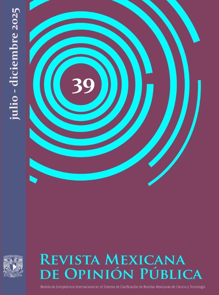 Revista Mexicana de Opinión Pública, año 20, núm. 39, julio-diciembre 2025