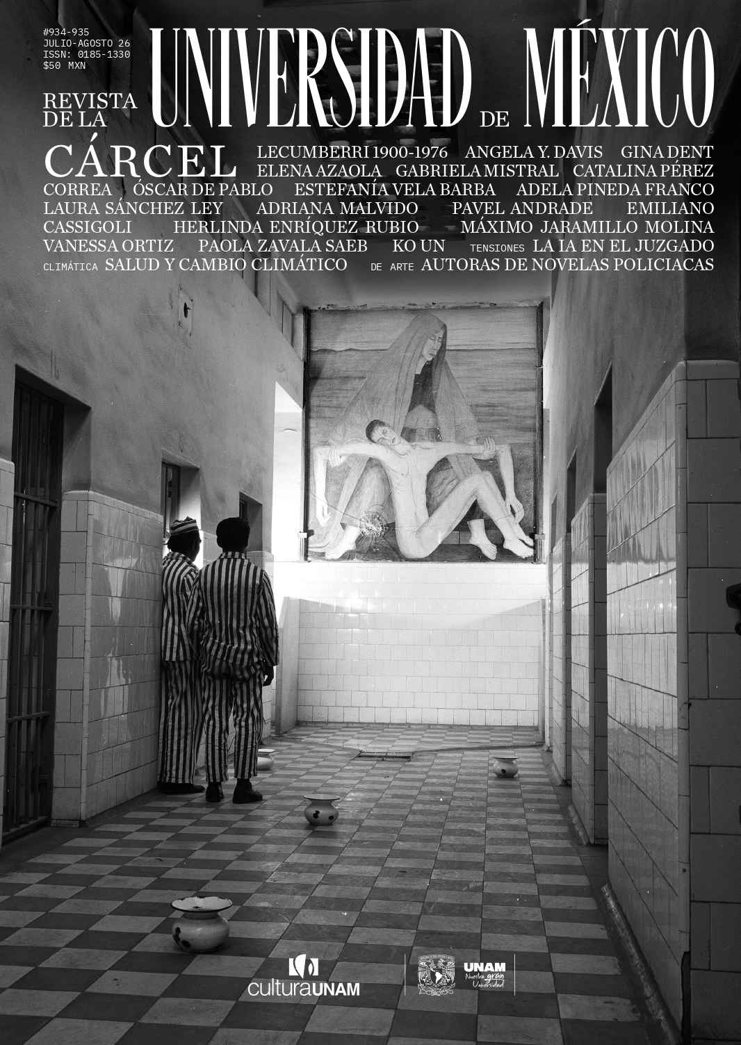 Revista de la Universidad de México, año 9, núm.934-935, julio-agosto de 2026. Cárcel