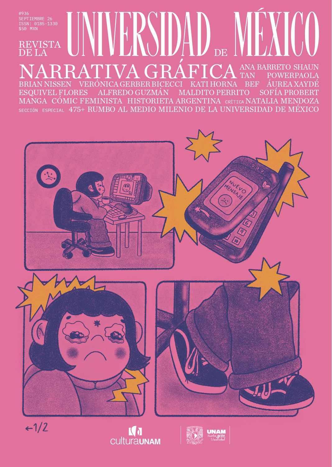Revista de la Universidad de México, año 9, núm.936, septiembre de 2026. Narrativa gráfica