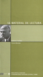 Giórgos Seféris. Material de Lectura núm. 14. Poesía moderna