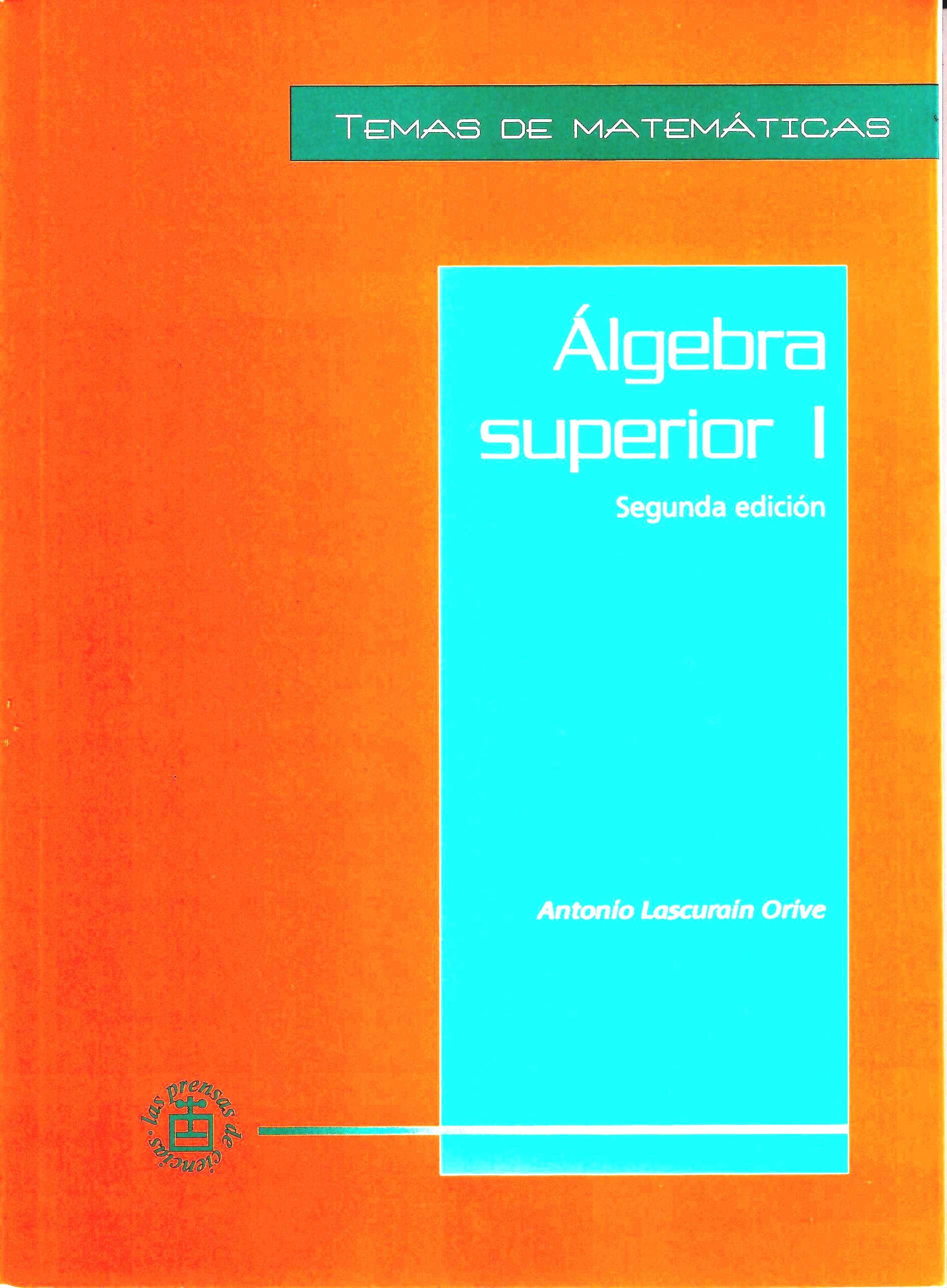 Álgebra superior I