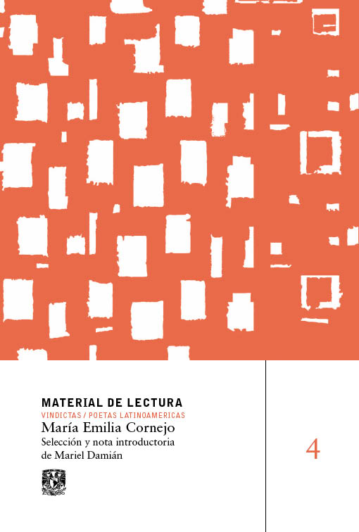 María Emilia Cornejo. Material de lectura núm. 4. Vindictas. Poetas latinoamericanas. Nueva época